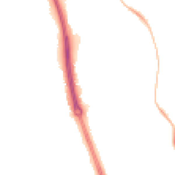 Night-time road noise heatmap for NN3 8BP