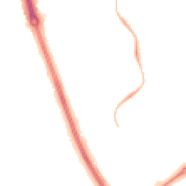 Night-time road noise heatmap for NN3 8HA