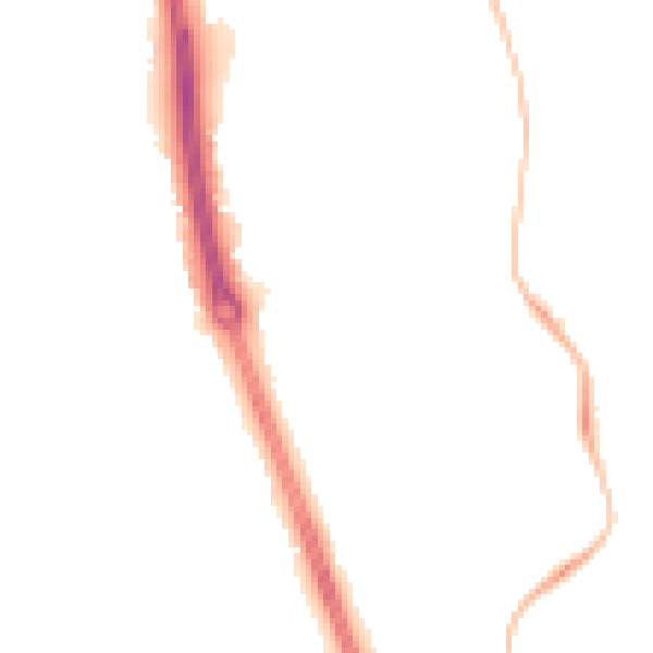 Night-time road noise heatmap for NN3 8HB