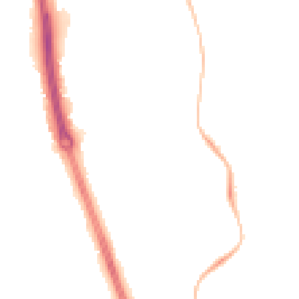 Night-time road noise heatmap for NN3 8HE