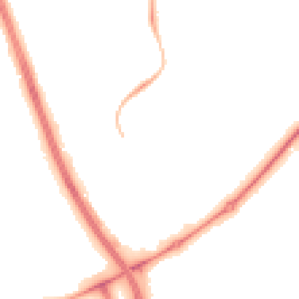 Night-time road noise heatmap for NN3 8JH