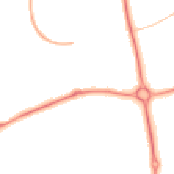 Night-time road noise heatmap for NN3 8PG