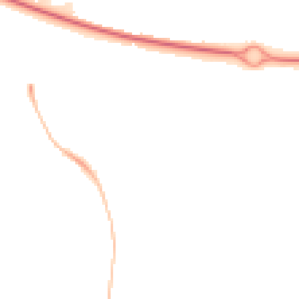 Night-time road noise heatmap for NN3 8TZ
