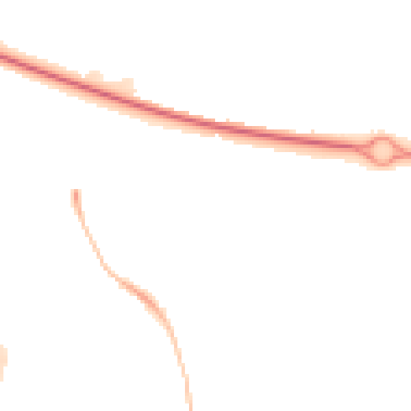 Night-time road noise heatmap for NN3 8UQ