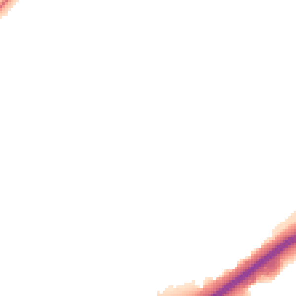 Night-time road noise heatmap for NN3 9AL