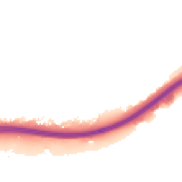 Night-time road noise heatmap for NN3 9AS