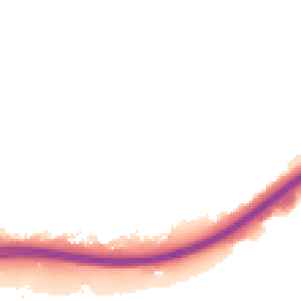 Night-time road noise heatmap for NN3 9AT