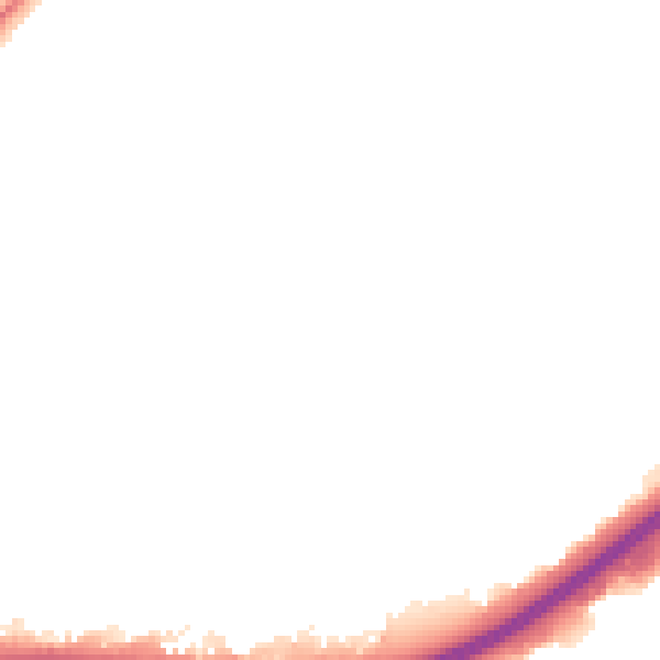 Night-time road noise heatmap for NN3 9AW