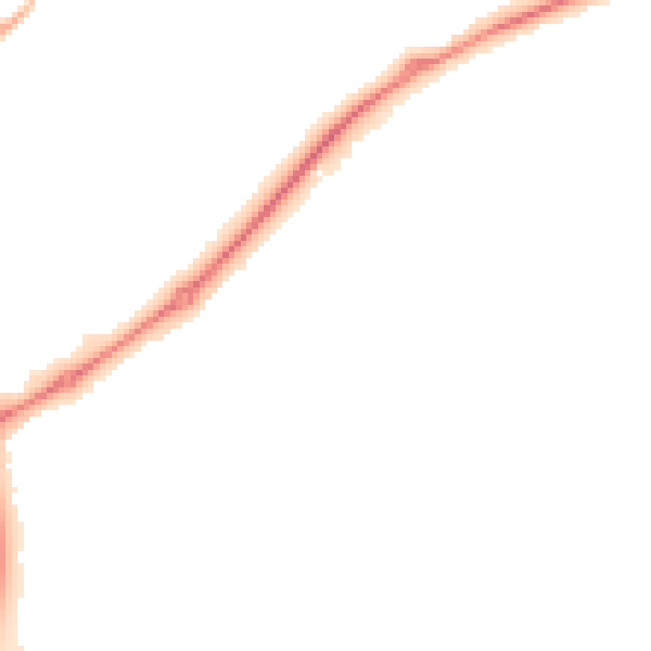 Night-time road noise heatmap for NN3 9BG