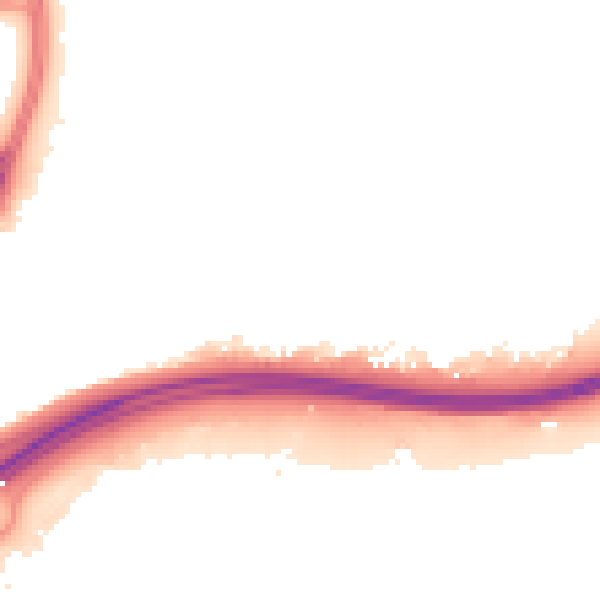 Night-time road noise heatmap for NN3 9HN