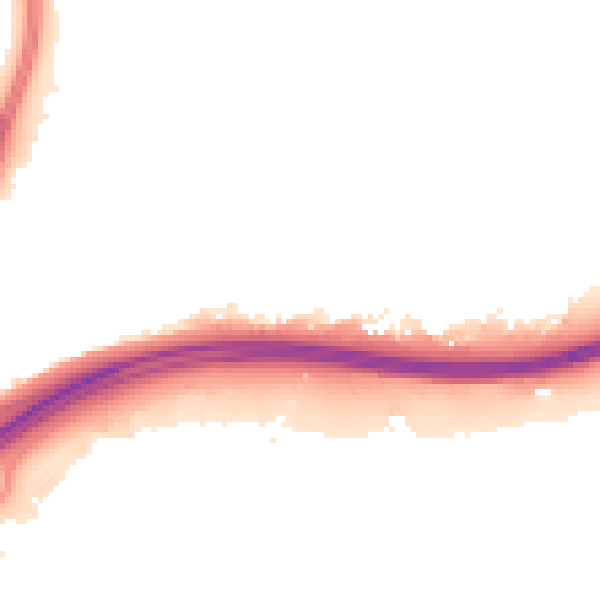 Night-time road noise heatmap for NN3 9HR