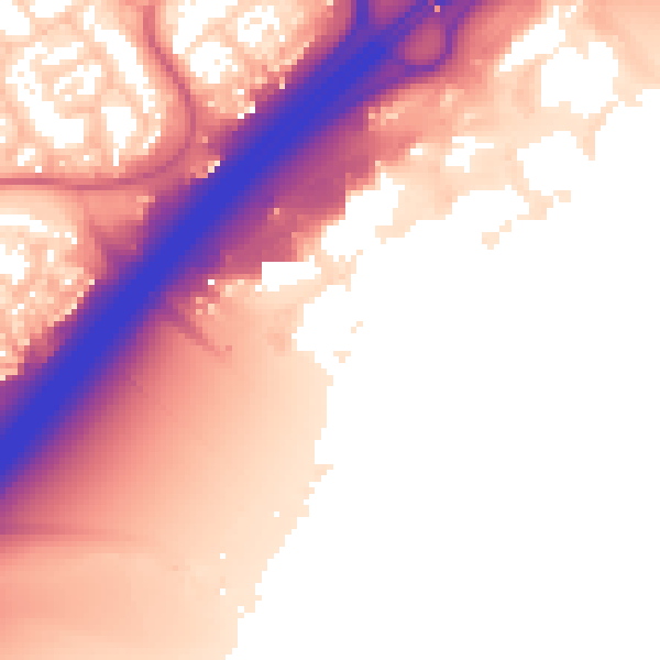 Daytime road noise heatmap for NN3 9HT