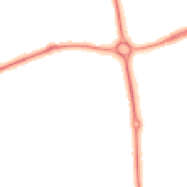 Night-time road noise heatmap for NN3 9PG