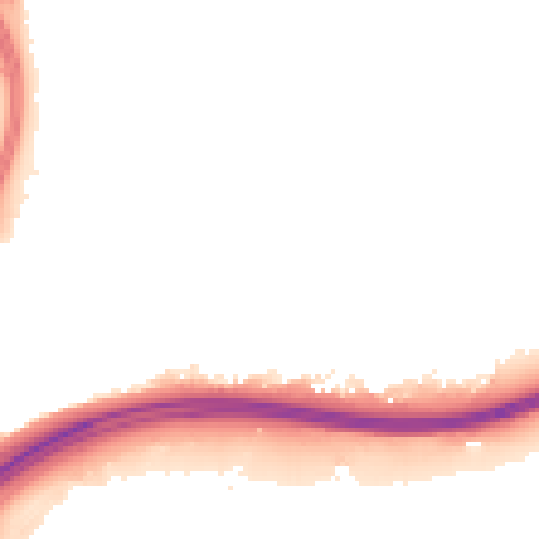 Night-time road noise heatmap for NN3 9SY