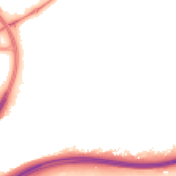 Night-time road noise heatmap for NN3 9TS