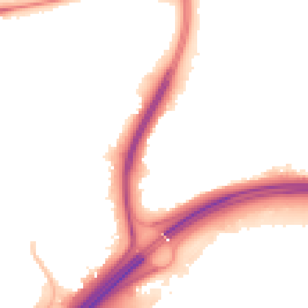 Night-time road noise heatmap for NN3 9UG