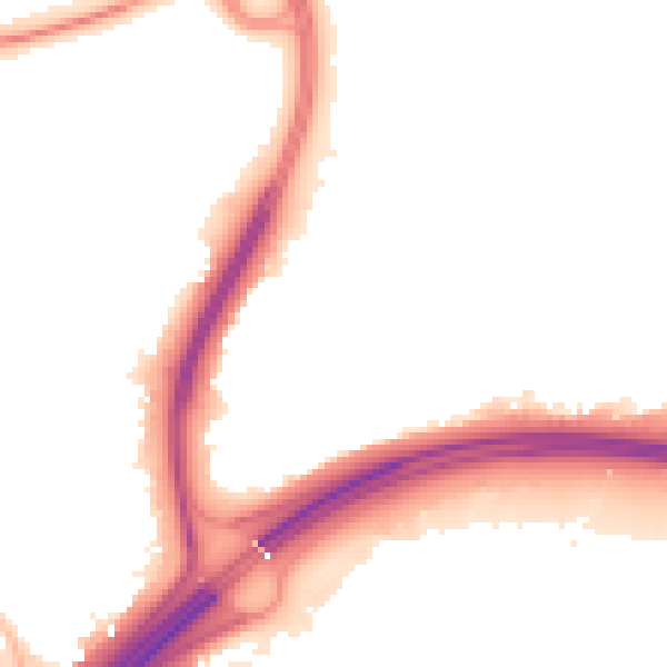 Night-time road noise heatmap for NN3 9UL