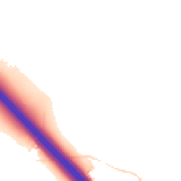 Night-time road noise heatmap for NN4 0AP