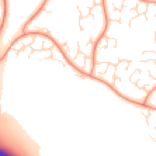 Daytime road noise heatmap for NN4 0BN