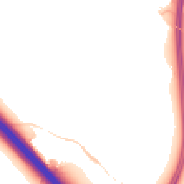 Night-time road noise heatmap for NN4 0NH