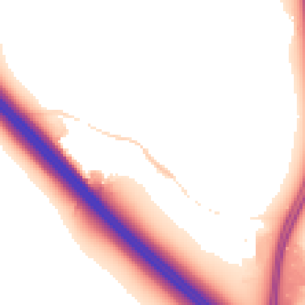 Night-time road noise heatmap for NN4 0NJ