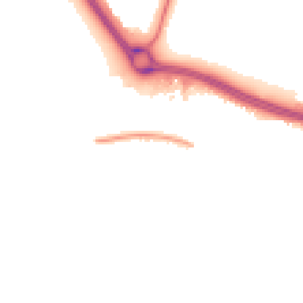 Night-time road noise heatmap for NN4 0RJ