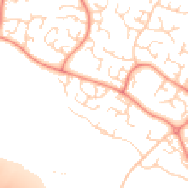 Daytime road noise heatmap for NN4 0TD