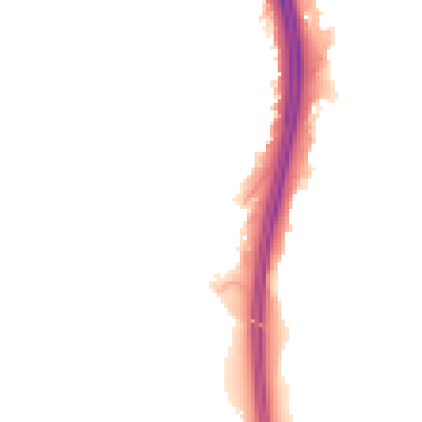 Night-time road noise heatmap for NN4 0TQ