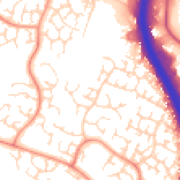Daytime road noise heatmap for NN4 0WA