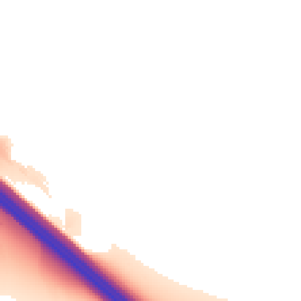 Night-time road noise heatmap for NN4 5BS