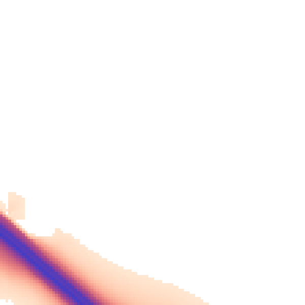 Night-time road noise heatmap for NN4 5DD