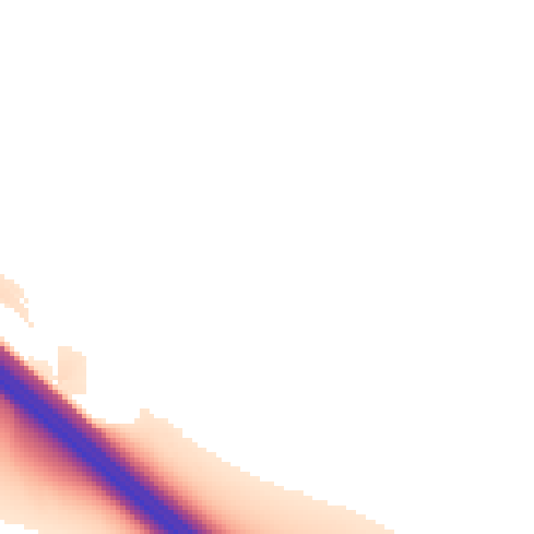 Night-time road noise heatmap for NN4 5DE