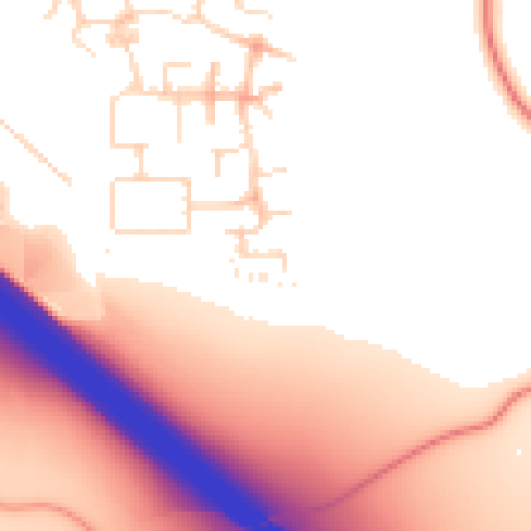 Daytime road noise heatmap for NN4 5DF