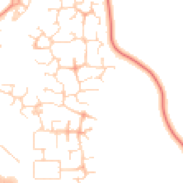 Daytime road noise heatmap for NN4 5DL