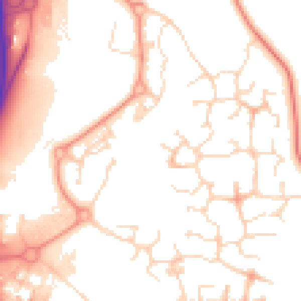 Daytime road noise heatmap for NN4 5DR