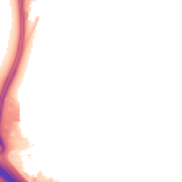 Night-time road noise heatmap for NN4 5DS