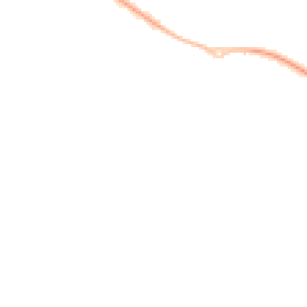 Night-time road noise heatmap for NN4 6BN