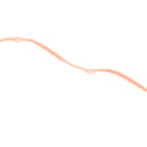 Night-time road noise heatmap for NN4 6BS