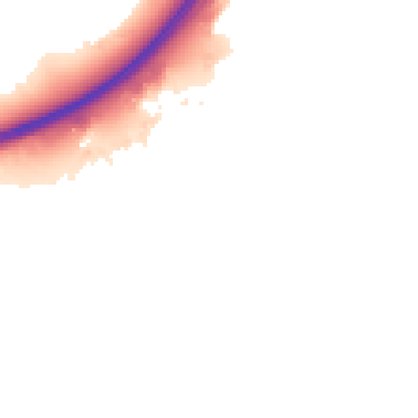Night-time road noise heatmap for NN4 6DS