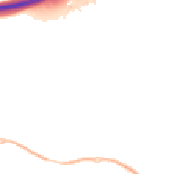 Night-time road noise heatmap for NN4 6EJ