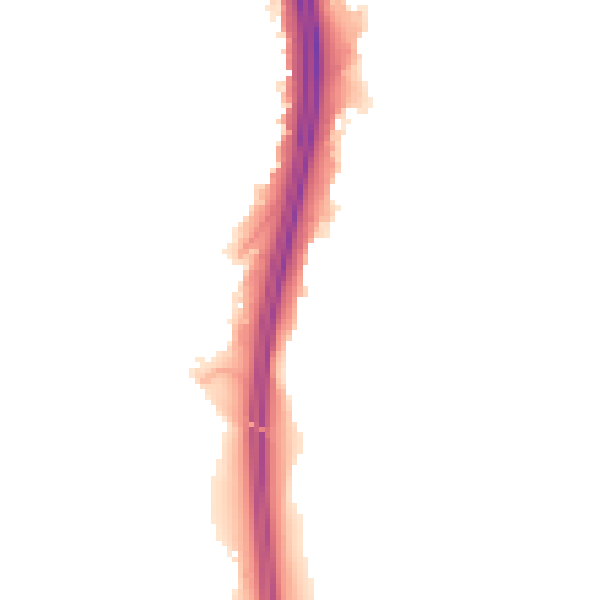 Night-time road noise heatmap for NN4 6LA