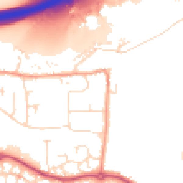 Daytime road noise heatmap for NN4 6TB