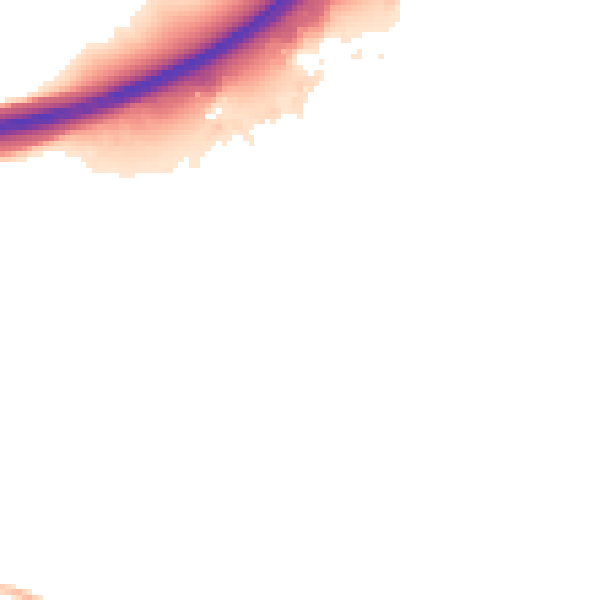 Night-time road noise heatmap for NN4 7BT