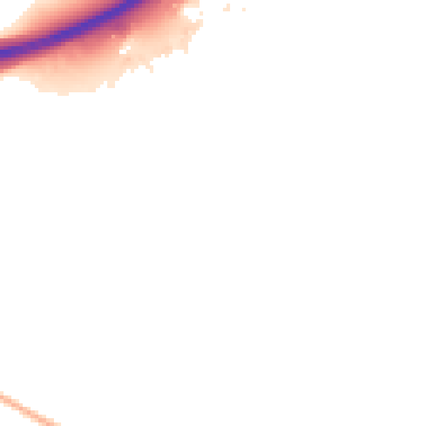 Night-time road noise heatmap for NN4 7BU