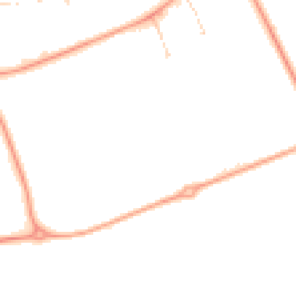 Daytime road noise heatmap for NN4 7BW