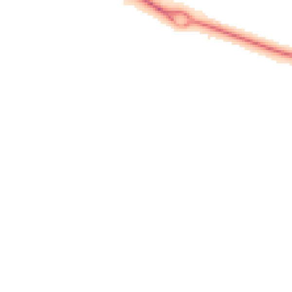Night-time road noise heatmap for NN4 7HR