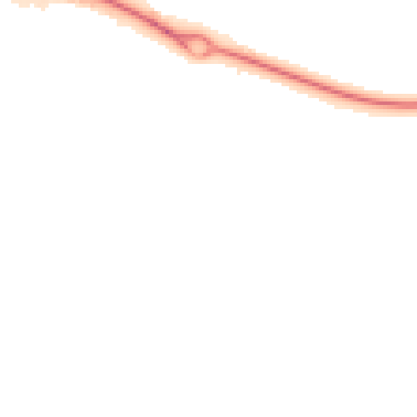 Night-time road noise heatmap for NN4 7HS