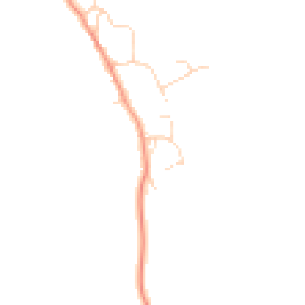 Daytime road noise heatmap for NN4 7NX