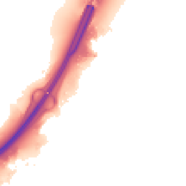 Night-time road noise heatmap for NN4 7PN