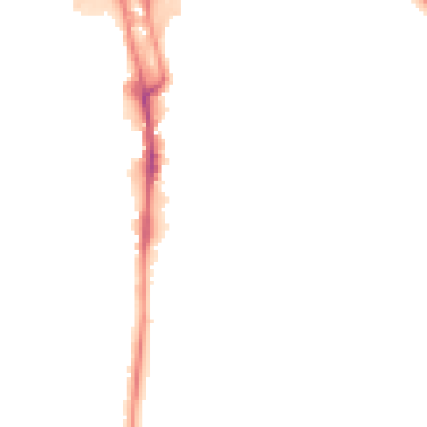 Night-time road noise heatmap for NN4 8AF